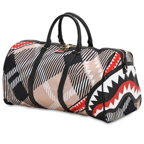 Sprayground Handbags - Sprayground Sharks In London Duffle Bag